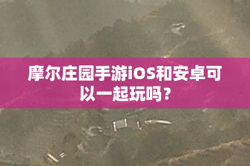 摩尔庄园手游iOS和安卓可以一起玩吗? 摩尔庄园手游iOS和安卓可以一起玩吗?