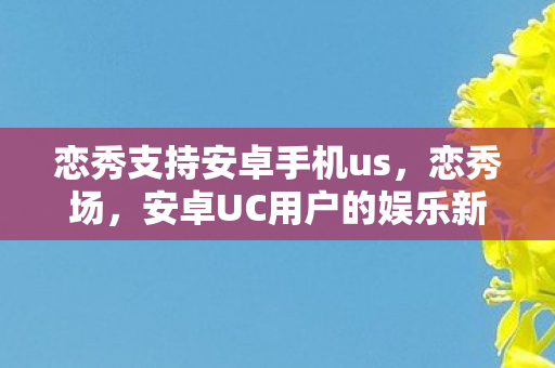 恋秀支持安卓手机us，恋秀场，安卓UC用户的娱乐新选择