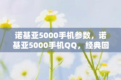 诺基亚5000手机参数，诺基亚5000手机QQ，经典回忆与现代科技的融合