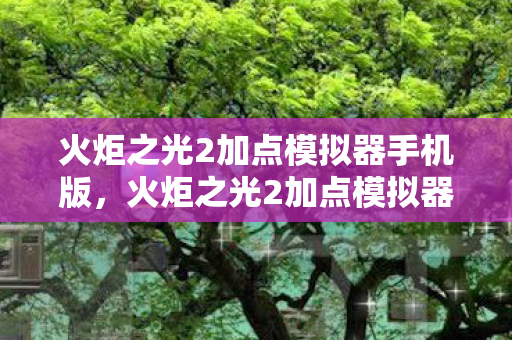 火炬之光2加点模拟器手机版，火炬之光2加点模拟器，打造个性化角色，提升游戏体验