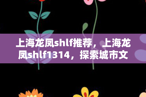 上海龙凤shlf推荐，上海龙凤shlf1314，探索城市文化的独特魅力