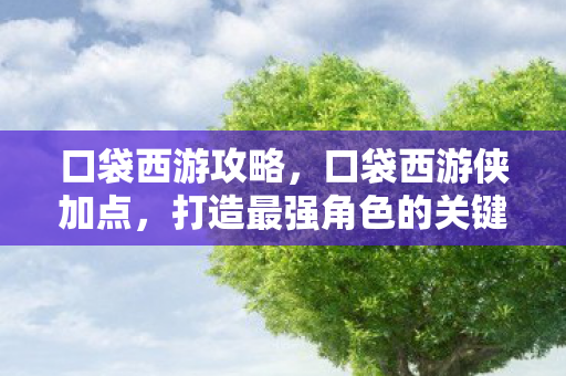 口袋西游攻略,口袋西游侠加点,打造最强角色的关键策略 口袋西游攻略,口袋西游侠加点,打造最强角色的关键策略