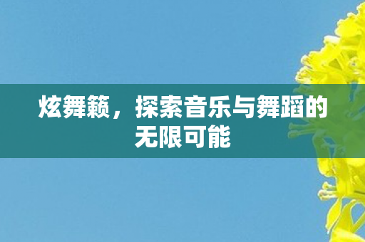 炫舞籁,探索音乐与舞蹈的无限可能 炫舞籁,探索音乐与舞蹈的无限可能