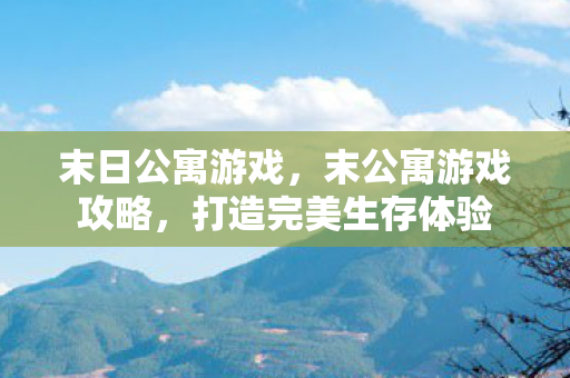 末日公寓游戏，末公寓游戏攻略，打造完美生存体验