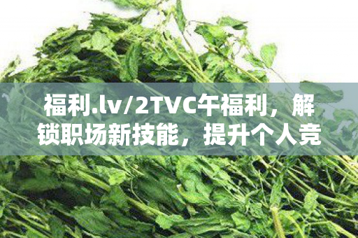 福利.lv/2TVC午福利,解锁职场新技能,提升个人竞争力 福利.lv/2TVC午福利,解锁职场新技能,提升个人竞争力