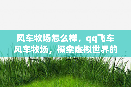 风车牧场怎么样，qq飞车风车牧场，探索虚拟世界的无限可能