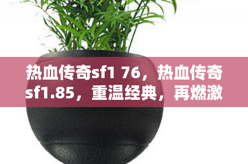 热血传奇sf1 76，热血传奇sf1.85，重温经典，再燃激情