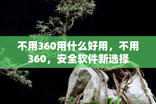 不用360用什么好用，不用360，安全软件新选择