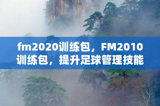 fm2020训练包,FM2010训练包,提升足球管理技能的高效工具 fm2020训练包,FM2010训练包,提升足球管理技能的高效工具