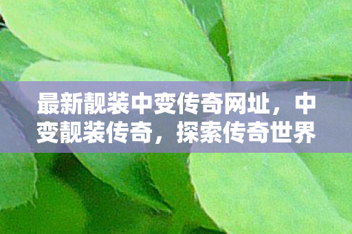 最新靓装中变传奇网址,中变靓装传奇,探索传奇世界的时尚之旅 最新靓装中变传奇网址,中变靓装传奇,探索传奇世界的时尚之旅