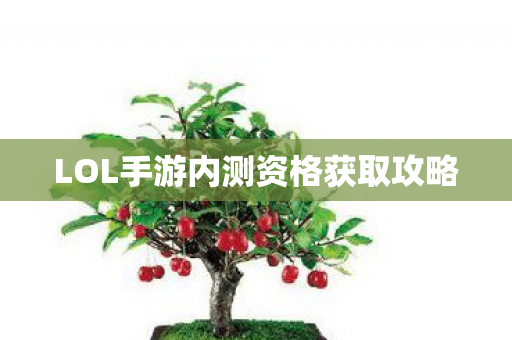 LOL手游内测资格获取攻略