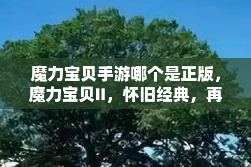 魔力宝贝手游哪个是正版,魔力宝贝II,怀旧经典,再续传奇 魔力宝贝手游哪个是正版,魔力宝贝II,怀旧经典,再续传奇