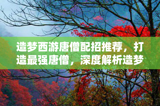 造梦西游唐僧配招推荐,打造最强唐僧,深度解析造梦西游高效配招策略 造梦西游唐僧配招推荐,打造最强唐僧,深度解析造梦西游高效配招策略