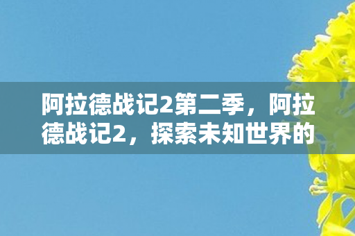 阿拉德战记2第二季,阿拉德战记2,探索未知世界的奇幻之旅 阿拉德战记2第二季,阿拉德战记2,探索未知世界的奇幻之旅