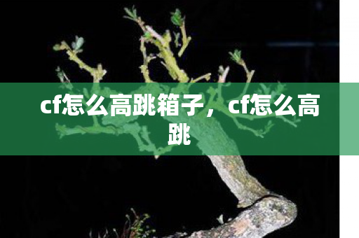 cf怎么高跳箱子，cf怎么高跳