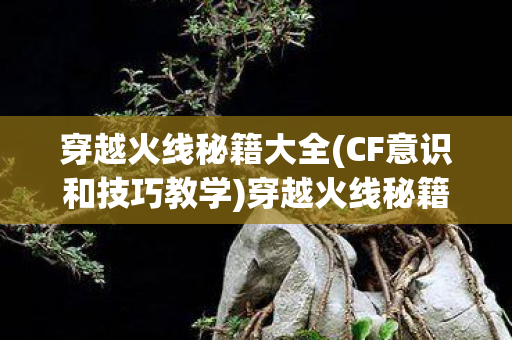 穿越火线秘籍大全(CF意识和技巧教学)穿越火线秘籍,提升游戏技巧与战术策略的全面指南 穿越火线秘籍大全(CF意识和技巧教学)穿越火线秘籍,提升游戏技巧与战术策略的全面指南