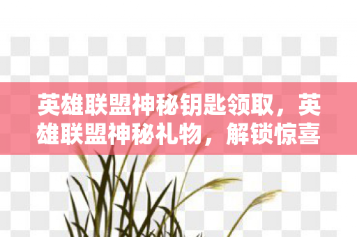 英雄联盟神秘钥匙领取,英雄联盟神秘礼物,解锁惊喜,探索无限可能 英雄联盟神秘钥匙领取,英雄联盟神秘礼物,解锁惊喜,探索无限可能
