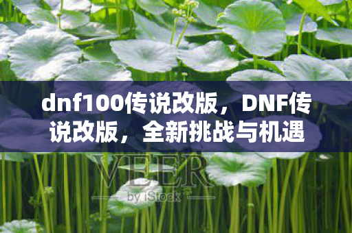 dnf100传说改版,DNF传说改版,全新挑战与机遇 dnf100传说改版,DNF传说改版,全新挑战与机遇