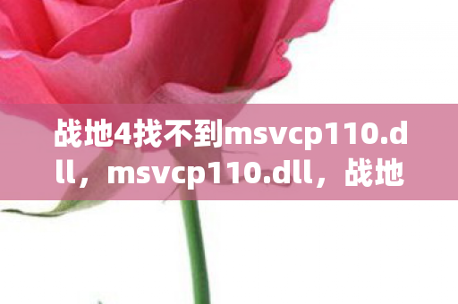 战地4找不到msvcp110.dll,msvcp110.dll,战地4的幕后英雄 战地4找不到msvcp110.dll,msvcp110.dll,战地4的幕后英雄