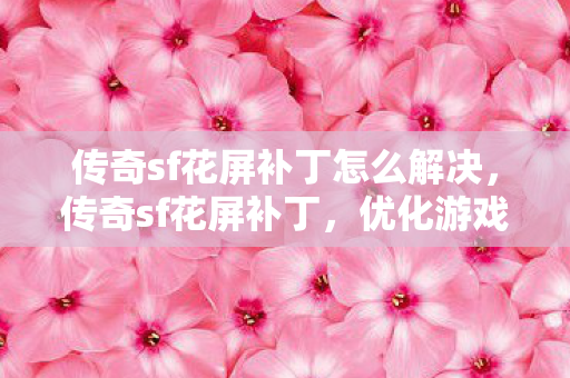 传奇sf花屏补丁怎么解决，传奇sf花屏补丁，优化游戏体验的必备神器
