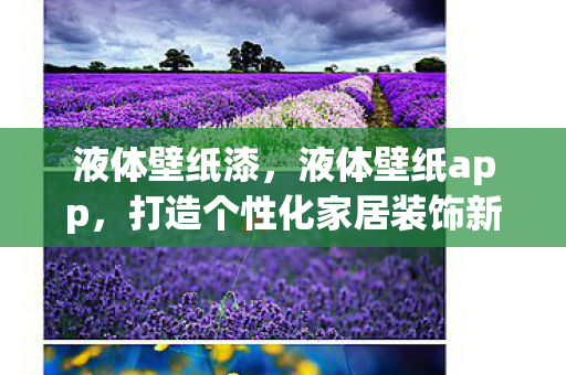 液体壁纸漆,液体壁纸app,打造个性化家居装饰新体验 液体壁纸漆,液体壁纸app,打造个性化家居装饰新体验