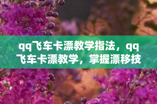 qq飞车卡漂教学指法,qq飞车卡漂教学,掌握漂移技巧,提升赛车速度 qq飞车卡漂教学指法,qq飞车卡漂教学,掌握漂移技巧,提升赛车速度