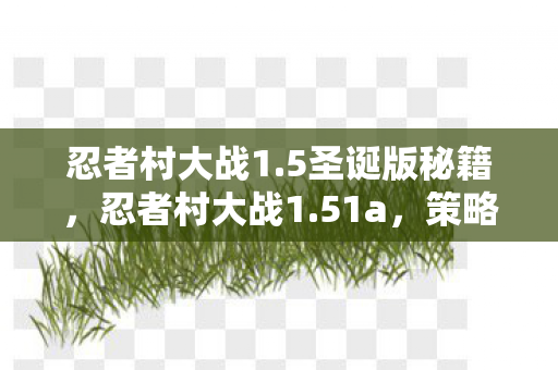 忍者村大战1.5圣诞版秘籍，忍者村大战1.51a，策略与技巧的完美融合