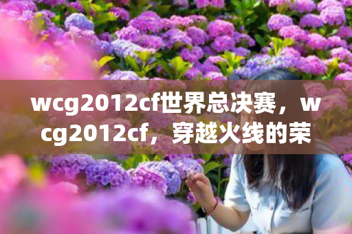 wcg2012cf世界总决赛,wcg2012cf,穿越火线的荣耀与传承 wcg2012cf世界总决赛,wcg2012cf,穿越火线的荣耀与传承