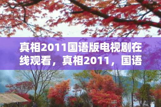 真相2011国语版电视剧在线观看,真相2011,国语版背后的故事 真相2011国语版电视剧在线观看,真相2011,国语版背后的故事