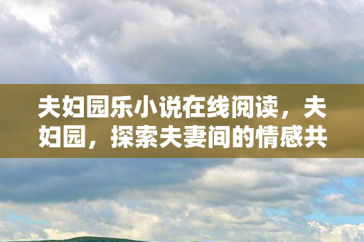 夫妇园乐小说在线阅读,夫妇园,探索夫妻间的情感共鸣与成长 夫妇园乐小说在线阅读,夫妇园,探索夫妻间的情感共鸣与成长