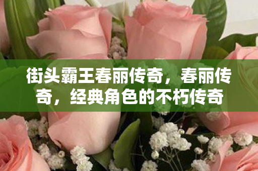 街头霸王春丽传奇,春丽传奇,经典角色的不朽传奇 街头霸王春丽传奇,春丽传奇,经典角色的不朽传奇