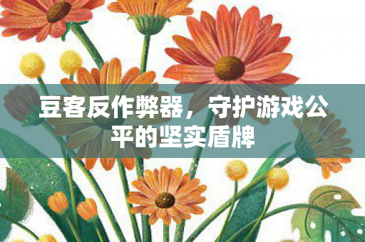 豆客反作弊器,守护游戏公平的坚实盾牌 豆客反作弊器,守护游戏公平的坚实盾牌