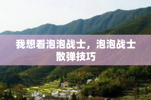 我想看泡泡战士，泡泡战士散弹技巧