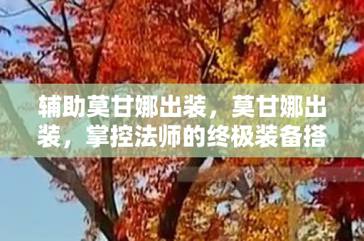 辅助莫甘娜出装,莫甘娜出装,掌控法师的终极装备搭配 辅助莫甘娜出装,莫甘娜出装,掌控法师的终极装备搭配