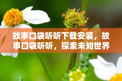 故事口袋听听下载安装,故事口袋听听,探索未知世界的奇妙之旅 故事口袋听听下载安装,故事口袋听听,探索未知世界的奇妙之旅