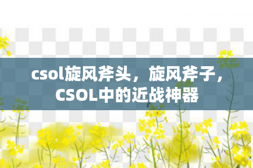 csol旋风斧头,旋风斧子,CSOL中的近战神器 csol旋风斧头,旋风斧子,CSOL中的近战神器