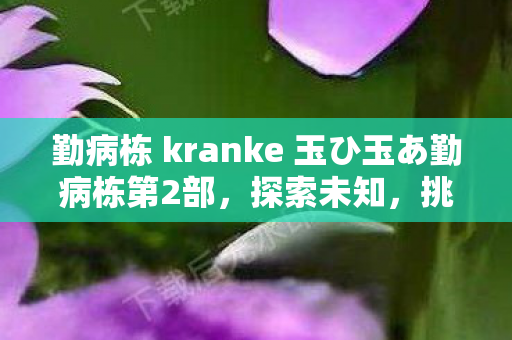 勤病栋 kranke 玉ひ玉あ勤病栋第2部,探索未知,挑战自我 勤病栋 kranke 玉ひ玉あ勤病栋第2部,探索未知,挑战自我