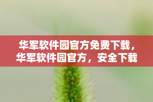 华军软件园官方免费下载,华军软件园官方,安全下载,远离私服风险 华军软件园官方免费下载,华军软件园官方,安全下载,远离私服风险