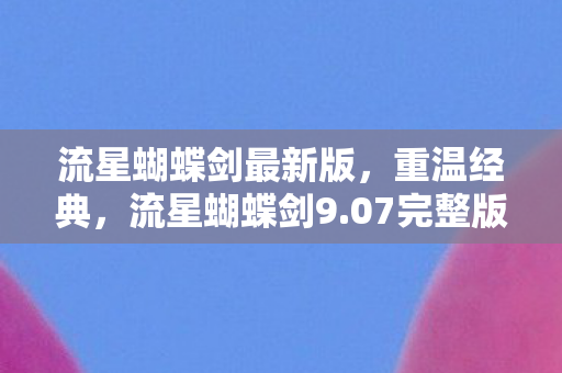 流星蝴蝶剑最新版,重温经典,流星蝴蝶剑9.07完整版全面解析 流星蝴蝶剑最新版,重温经典,流星蝴蝶剑9.07完整版全面解析