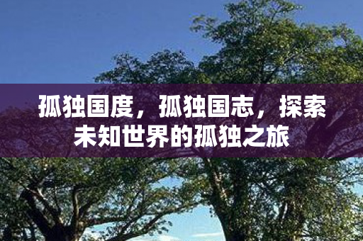 孤独国度,孤独国志,探索未知世界的孤独之旅 孤独国度,孤独国志,探索未知世界的孤独之旅