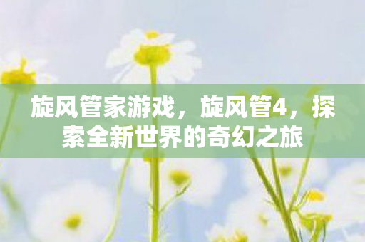 旋风管家游戏,旋风管4,探索全新世界的奇幻之旅 旋风管家游戏,旋风管4,探索全新世界的奇幻之旅