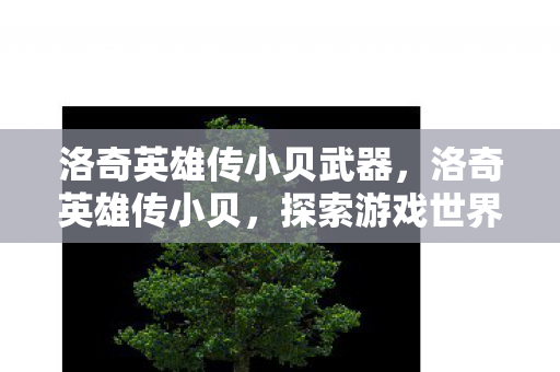 洛奇英雄传小贝武器,洛奇英雄传小贝,探索游戏世界的奇妙之旅 洛奇英雄传小贝武器,洛奇英雄传小贝,探索游戏世界的奇妙之旅