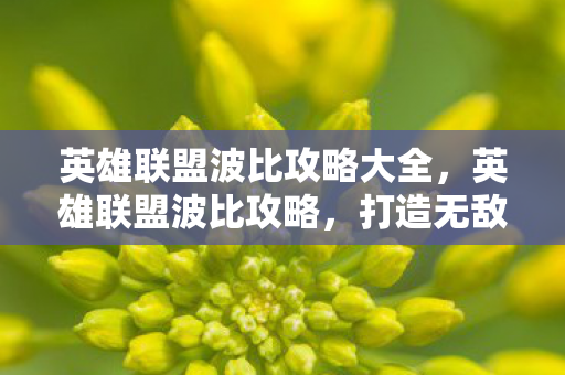 英雄联盟波比攻略大全,英雄联盟波比攻略,打造无敌防御的坚实堡垒 英雄联盟波比攻略大全,英雄联盟波比攻略,打造无敌防御的坚实堡垒