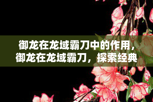 御龙在龙域霸刀中的作用,御龙在龙域霸刀,探索经典游戏的魅力与传承 御龙在龙域霸刀中的作用,御龙在龙域霸刀,探索经典游戏的魅力与传承