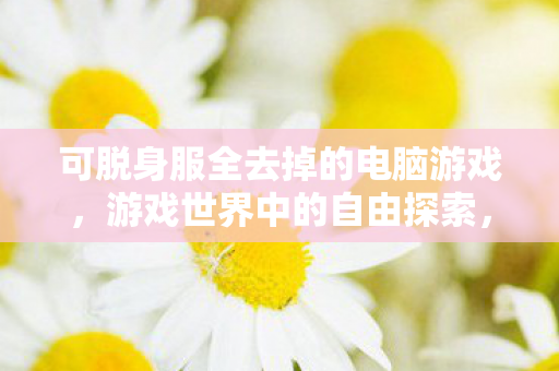 可脱身服全去掉的电脑游戏,游戏世界中的自由探索,体验梦幻西游的无限可能 可脱身服全去掉的电脑游戏,游戏世界中的自由探索,体验梦幻西游的无限可能