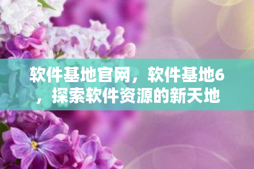 软件基地官网,软件基地6,探索软件资源的新天地 软件基地官网,软件基地6,探索软件资源的新天地
