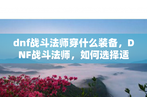 dnf战斗法师穿什么装备,DNF战斗法师,如何选择适合的甲胄? dnf战斗法师穿什么装备,DNF战斗法师,如何选择适合的甲胄?