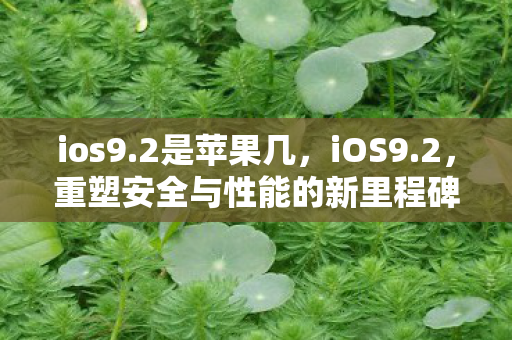 ios9.2是苹果几,iOS9.2,重塑安全与性能的新里程碑 ios9.2是苹果几,iOS9.2,重塑安全与性能的新里程碑