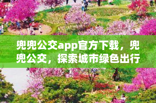 兜兜公交app官方下载,兜兜公交,探索城市绿色出行的智慧选择 兜兜公交app官方下载,兜兜公交,探索城市绿色出行的智慧选择