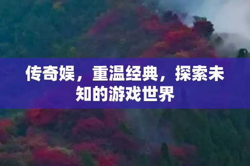 传奇娱，重温经典，探索未知的游戏世界